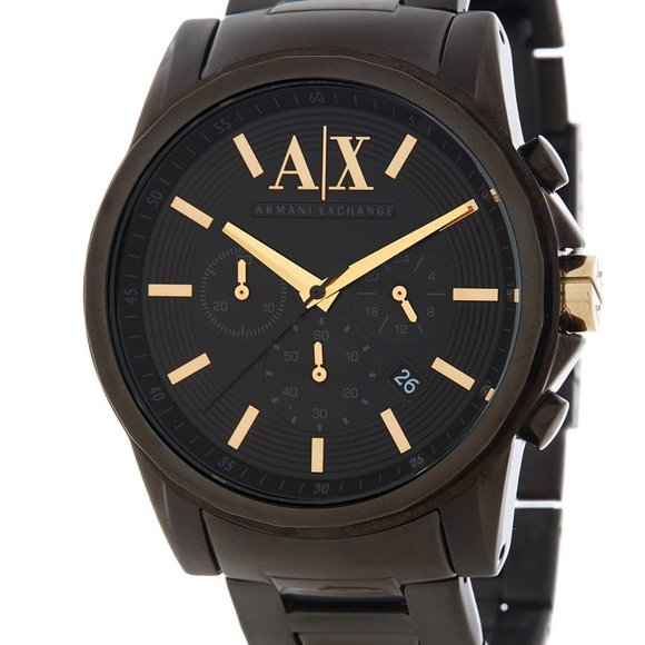 Armani Exchange Other - NEW Armani Exchange Banks Black Dial Men's Watch
